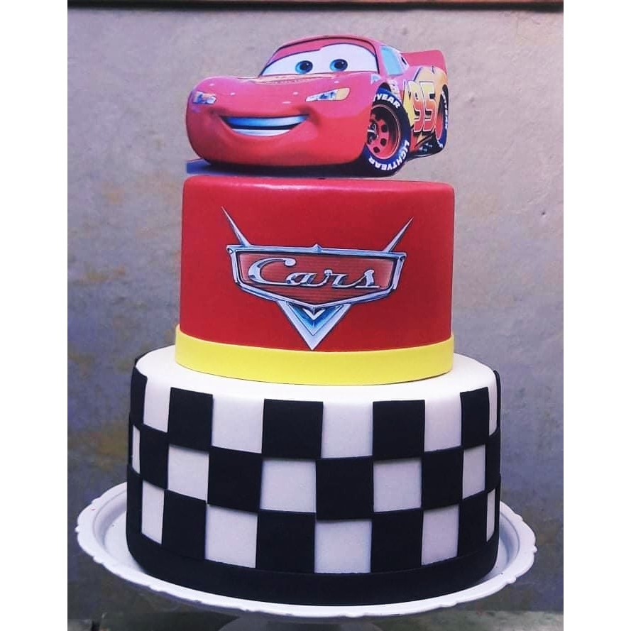 Disney mcqueen relâmpago carros bolo topper crianças meninos festa de  aniversário decoração do carro corrida tema do chuveiro do bebê decorações  do bolo brinquedos - AliExpress
