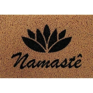 Tapete Capacho Vinil / PVC NAMASTÊ - Antiderrapante Decorativo