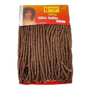 Cabelo Nina Sfitex Cacheado 5 Pcts + Agulha Crochet Braids