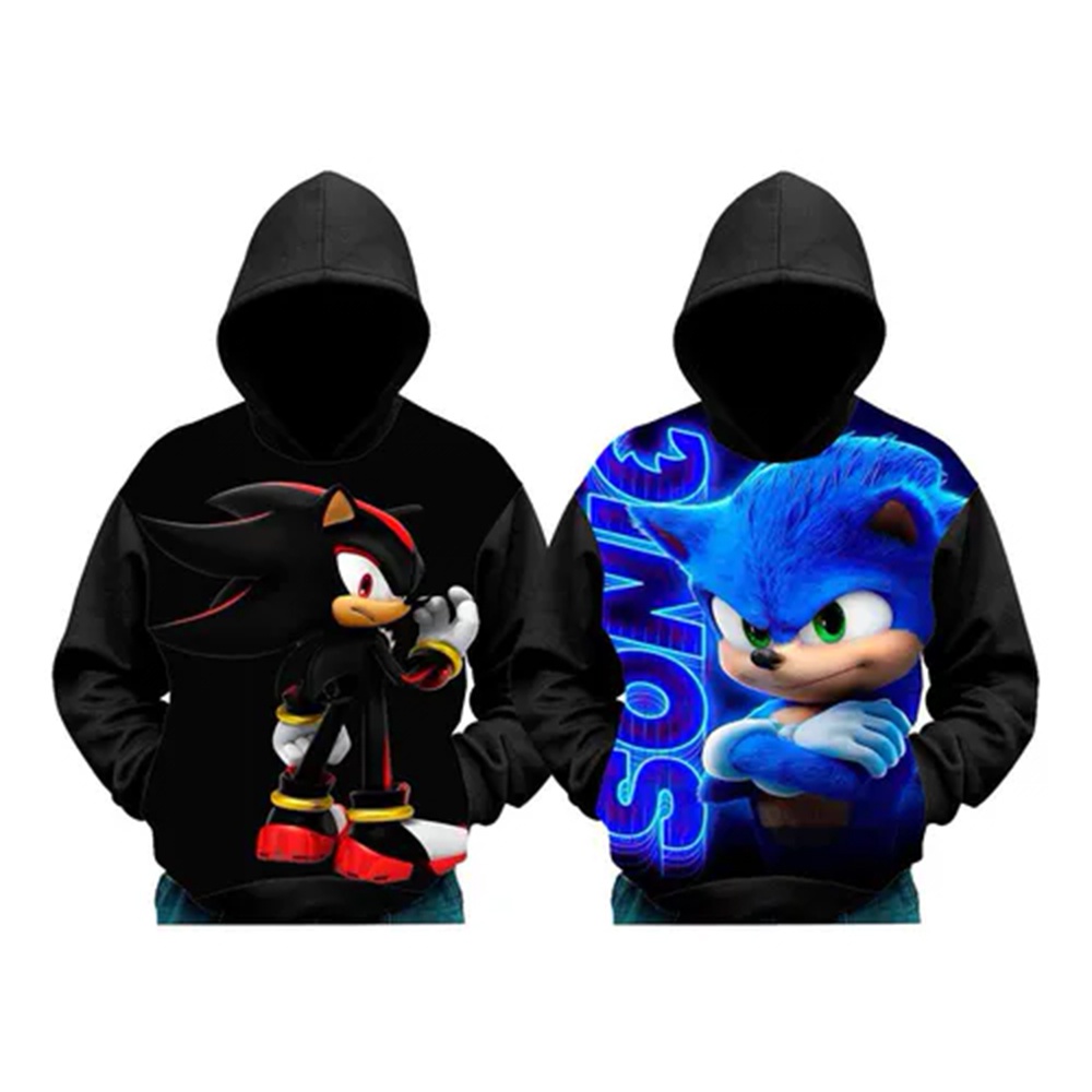 Blusa de store frio do sonic