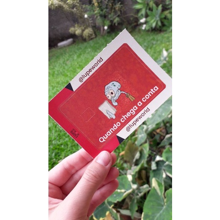 Adesivo para cartões de crédito Memes
