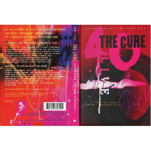 The Cure - 40 Live Curætion 25 - Anniversary | Shopee Brasil