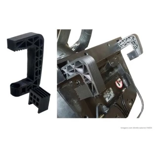 Presilha Grampo Para Volante Logitech G25 G27 G29 Reforçado Preto