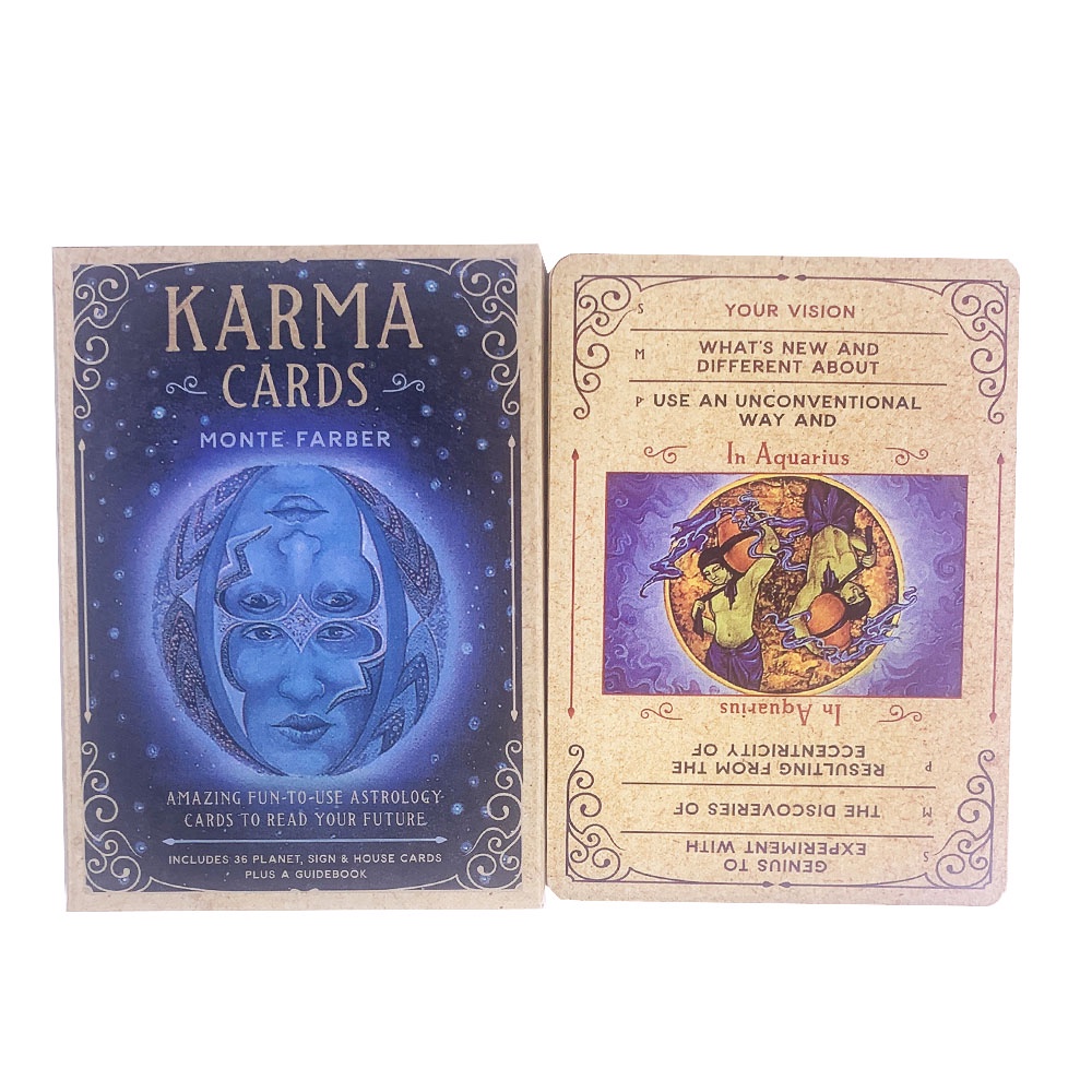 Cartas Karma Monte Faber Tarot/Alchemy Psyic Miniaturas De Jogos De ...