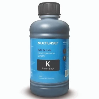 Refil de Tinta Para Impressoras Epson 250Ml Multilaser