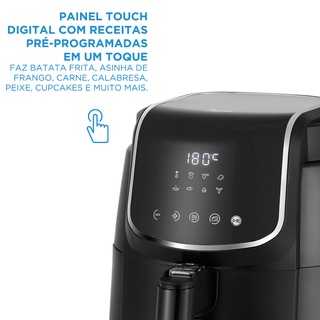 Fritadeira Sem Óleo Digital 4l Air Fryer Desidratadora Midea