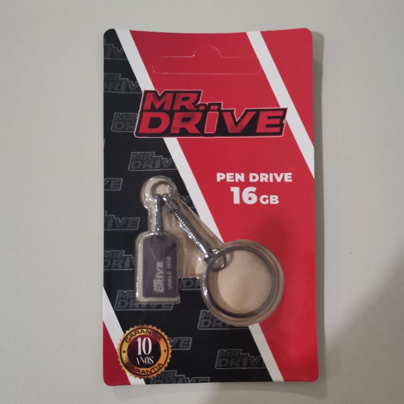 Pen Drive mini de Metal Alta Velocidade de Transferência - MasterDrive 16GB