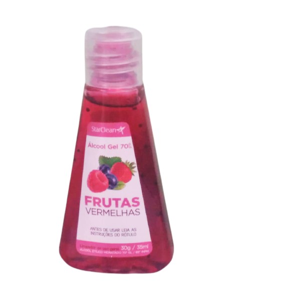 Álcool gel perfumado frutas vermelhas 30 Gr/35 Ml referencia 130588