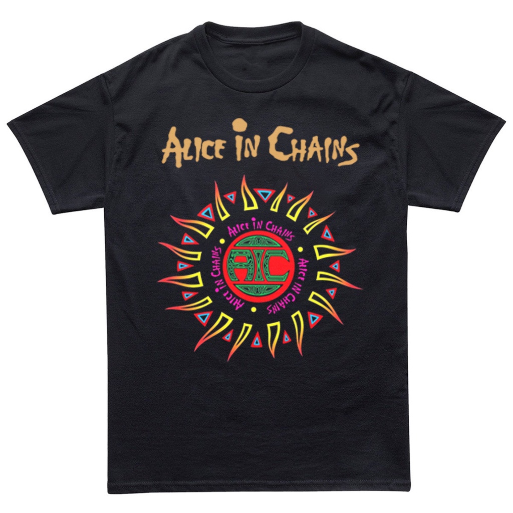 Camiseta Tshirt Unissex Banda Alice In Chains Sun Wheel Shopee Brasil