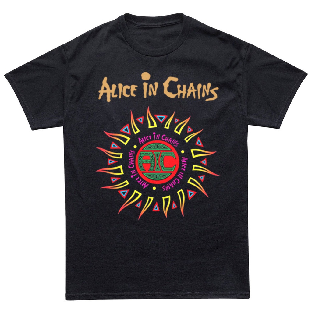 Camiseta T-shirt Unissex Banda Alice In Chains Sun Wheel