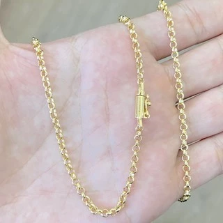 Corrente Masculina 3mm 70cm 12,7g Fecho Canhão Banho de Ouro 24k Corrente Elo Português Corrente Masculina Banhada Cordão Masculino em Oferta na Shopee