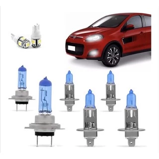 Kit Lampadas Palio G5 2012 2013 14 15 2016 2017 Super Branca