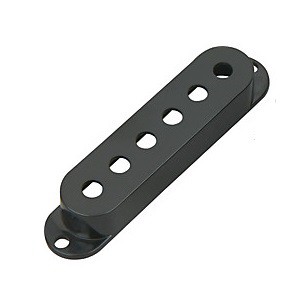 Capa Cover Para Captador Modelo Strato Stratocaster Single Preto - (unidade)