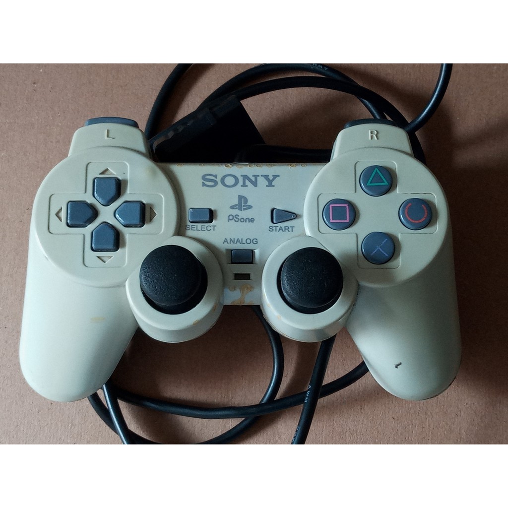 Controle Dualshock PS One Branco - PS1 - Comprar Jogos