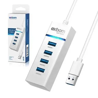 Hub Usb 3.0 4 Portas Expansor Rapido 5 Gbps Alta Velocidade