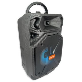 Caixa de som Bluetooth portátil Plus Box iluminação Caixinha de som XDG-48 XTRAD