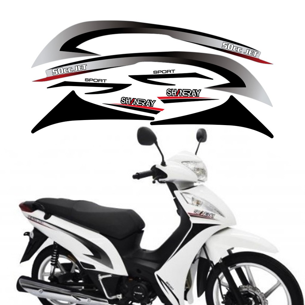 Kit Adesivos Shineray Jet 50cc | Shopee Brasil