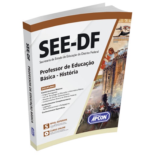 Apostila SEE DF 2022 - Professor de Educação Básica - História | Shopee ...