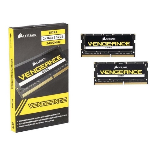 Memória Ram Vengeance 32gb 2x16gb Corsair Cmsx32gx4m2a2400c16