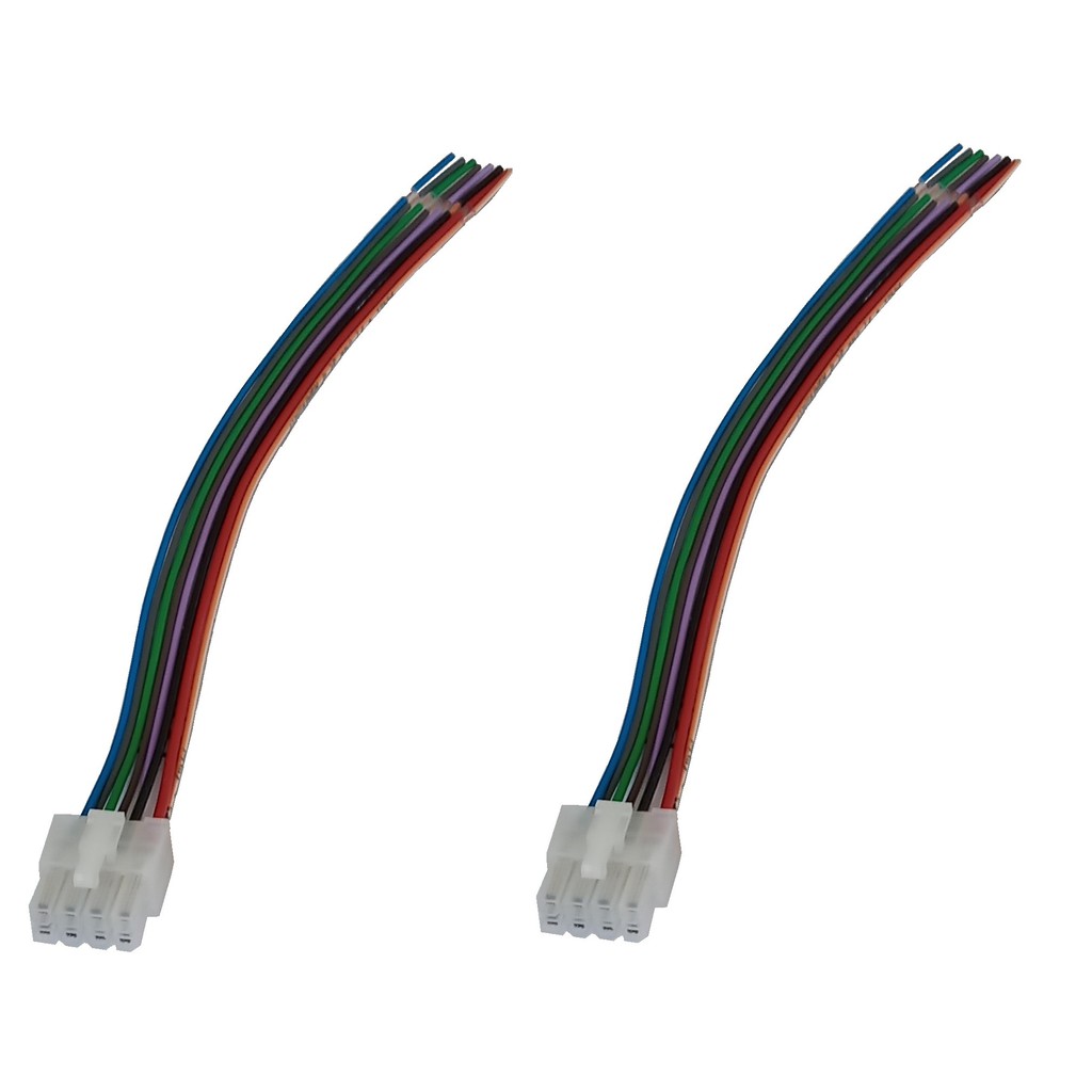 2 Chicotes De Caixa Amplificada Falcon Plugue Minifit 8 Vias