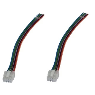 2 Chicotes De Caixa Amplificada Falcon Plugue Minifit 8 Vias