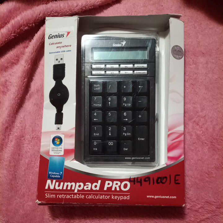 Teclado numérico para computador Numpad PRO Genius | Shopee Brasil