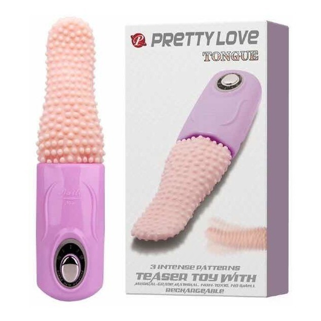 Vibrador Formato De Língua Recarregável Tongue Pretty Love Sexshop PromoÇÃo Shopee Brasil 