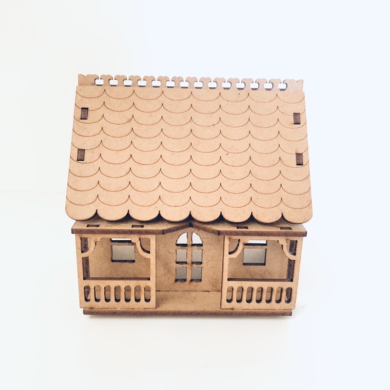 Mini Casa Decoração Mdf