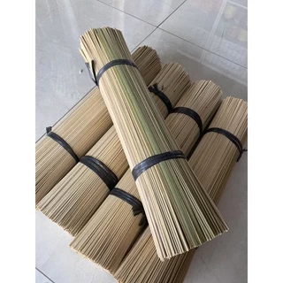vareta de bambu 50 cm pacote com 400/450 varetas selecionas