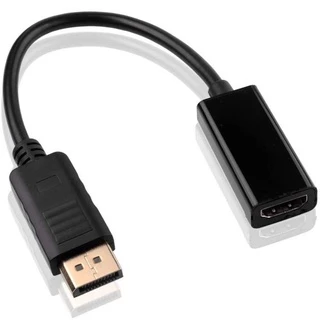 Cabo Adaptador Conversor DISPLAYPORT MACHO PARA HDMI FEMEA FULL HD 2K 4K 120HZ Saída Displayport para Fêmea HDMI RC066