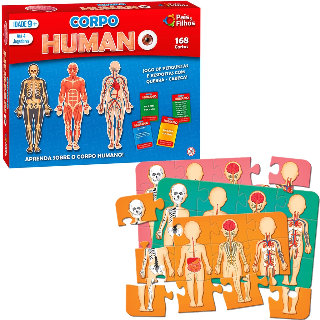 Jogo de Tabuleiro Anos 90 Conhecendo O Corpo Humano Incompleto, Brinquedo  para Bebês Grow Usado 78016084