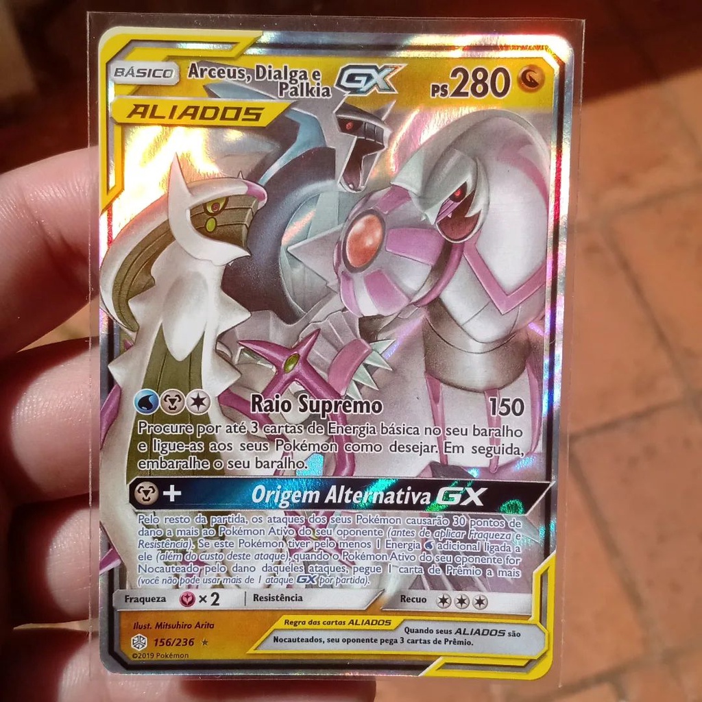 Arceus, Dialga e Palkia-GX, Pokémon