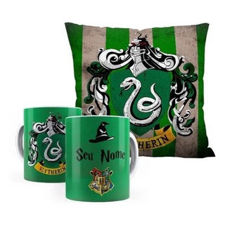 Kit almofada e caneca harry potter pijama toddyris em Promoção na