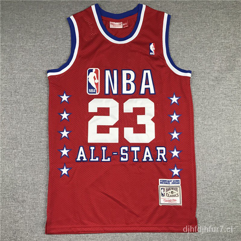 Camisa Nba Chicago Bulls No . 23 Deportes The New 89 Todas As Estrelas Vermelhas