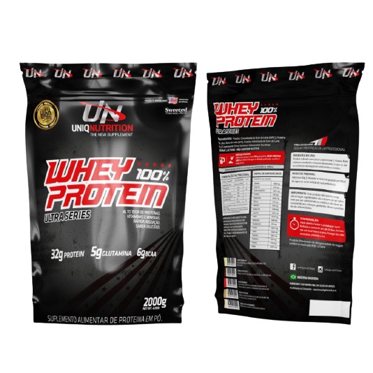 Whey Protein Refil 2Kg Concentrado Isolado Hidrolisado