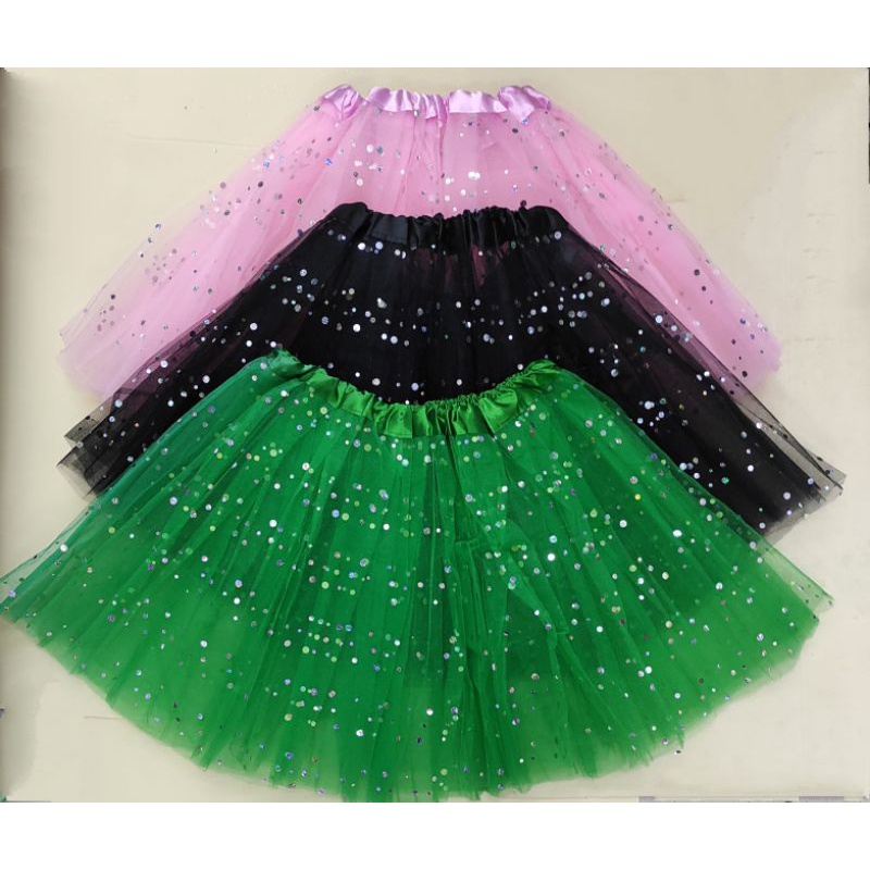 Saia De Tule Bolinha Carnaval Grande 40cm