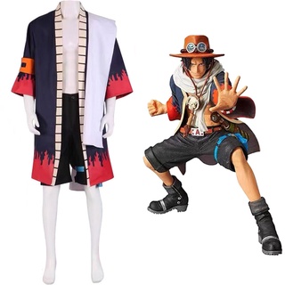 Compra online de One Piece Portgas D Ace Chapéu Anime Cosplay Chapéu de  Cowboy Homens Mulheres Crianças