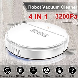 Aspirador Inteligente Robô Varredor Automático De Desinfecção De Piso