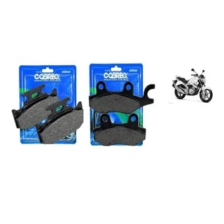 Kit Pastilha Freio D E Tras Cobreq Yamaha Fazer 250 Ate 2015