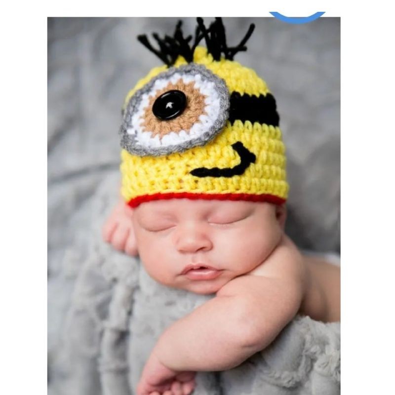 Gorro Minions Bebé Recién Nacido - GA002