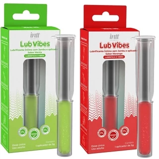 Lub Vibes Lubrificante Íntimo Com Jambu E Aplicador 5g Intt - Lançamento