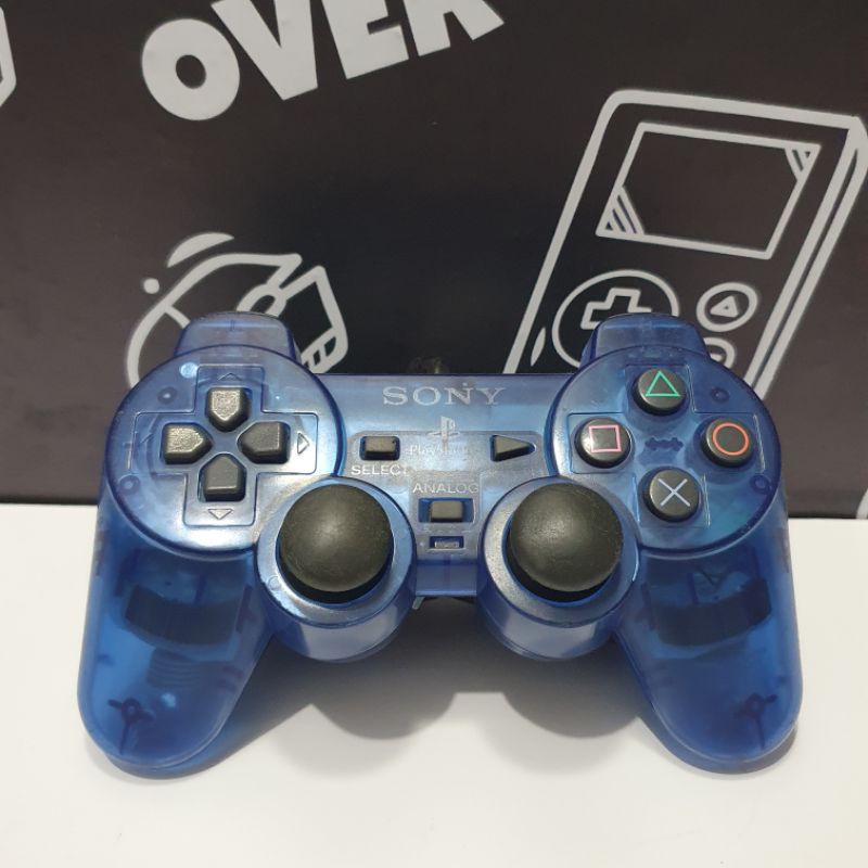 Controle original PS2 edição Ocean Blue | Shopee Brasil