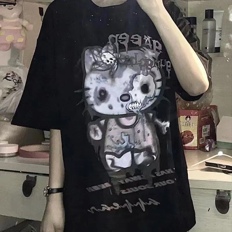 Sanrio Cinnamoroll Y2k Top Crianças T-shirt Kawaii Anime Desenhos Animes  Crianças Casual Roupas Tee Shirt Kid Girl Boy Fashion T Shirt