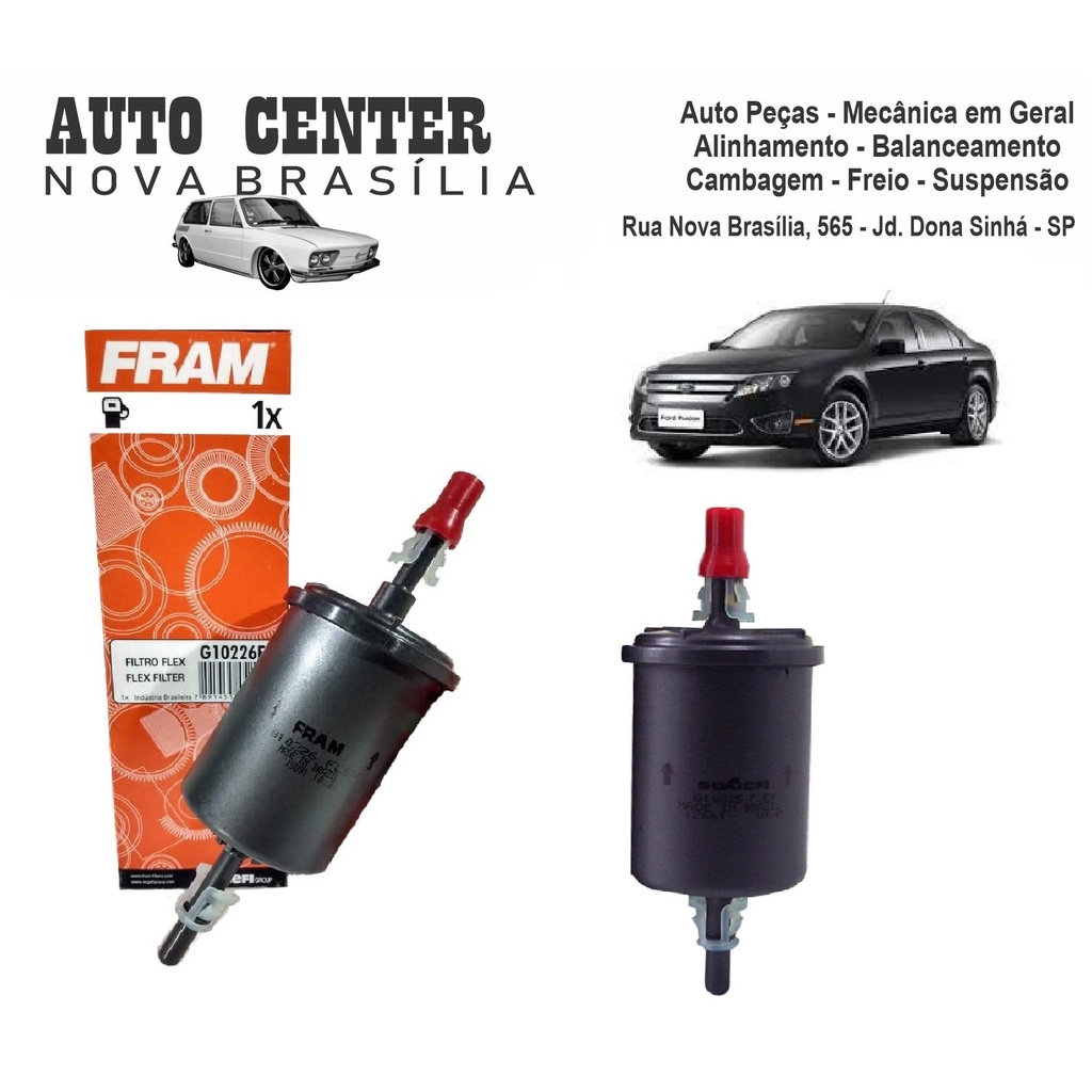 Filtro Do Combustível FRAM FORD Fusion G10226F | Shopee Brasil