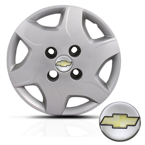 Calota Aro 13 Celta 12 13 14 Corsa Classic Emblema Original | Shopee Brasil
