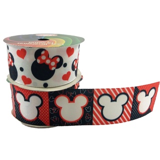 Fita de Gorgurão Sinimbu Mickey - 09/38mm - 10 metros