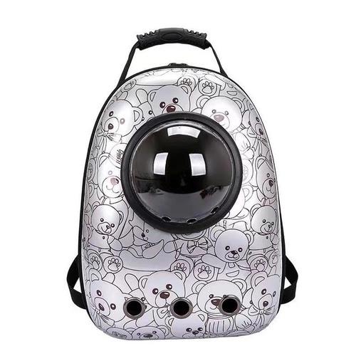 Bolsa Mochila Pet Visão Panorâmica Astronauta Cachorro Gato ursinho