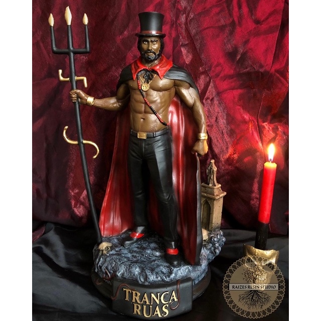 Estátuaescultura Exu Tranca Rua Premium Shopee Brasil 9769