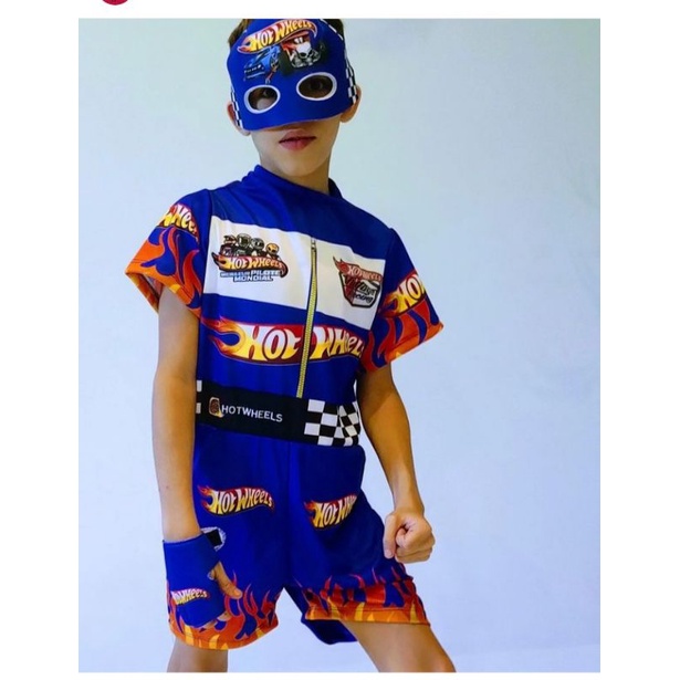 Fantasia infantil Hot Wheels | Shopee Brasil