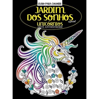 Livro para Colorir Antiestresse - Unicórnios